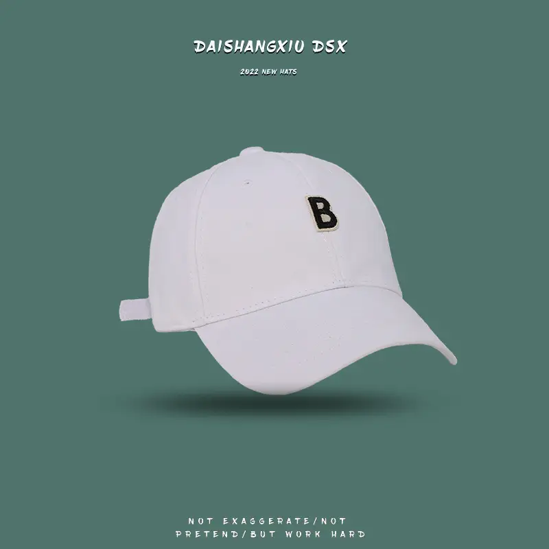 Black Letter B Baseball Cap for Men Women - Image 9