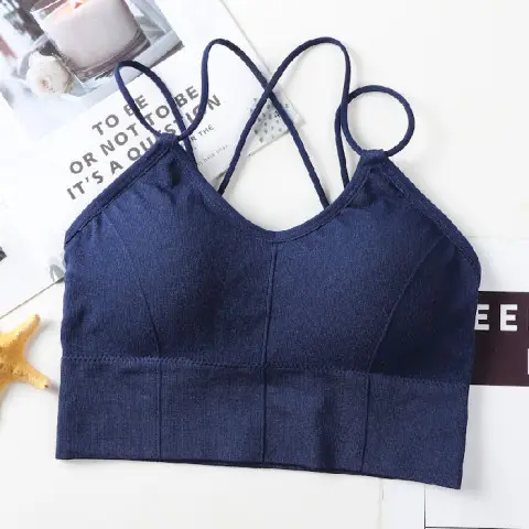 Green Back Camisole Vest for Women with Chest Pad - Image 6
