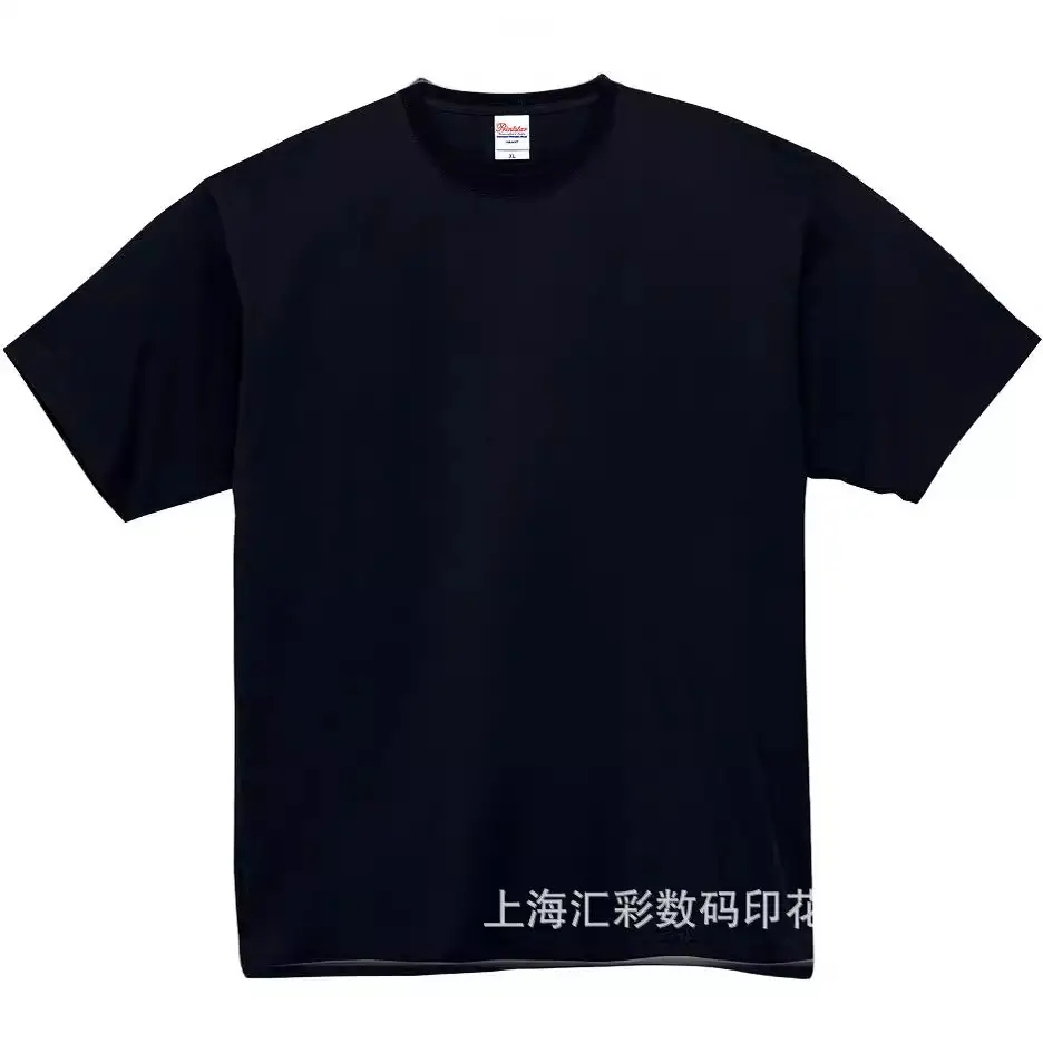 Men Grey Cotton T-Shirt 250g Round Neck Short Sleeve - Image 17