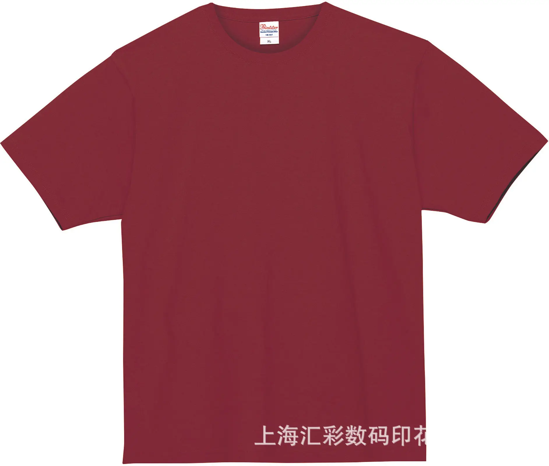 Men Grey Cotton T-Shirt 250g Round Neck Short Sleeve - Image 10