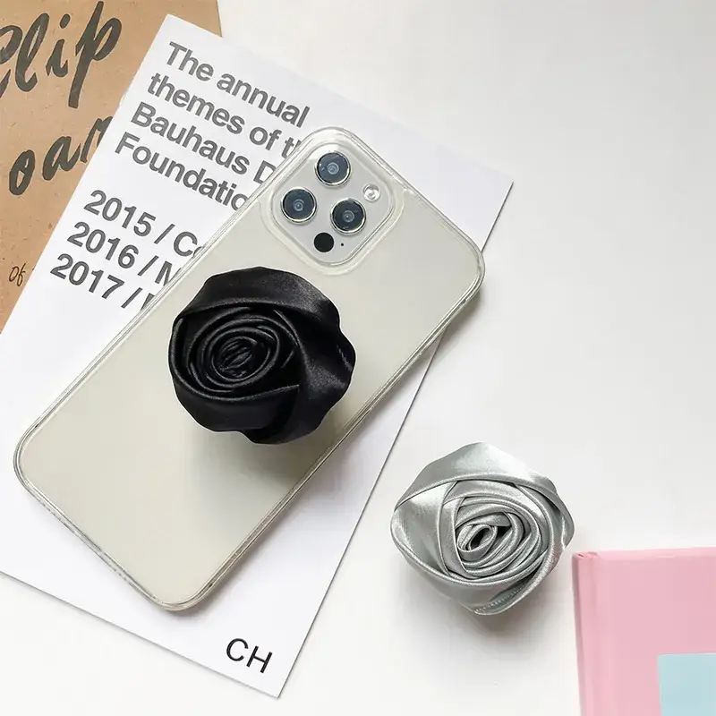 Mobile Phone Airbag Bracket with Rose Design - Image 4