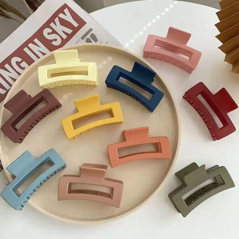 Frosted Square Hairpin Korean Style 8.5cm - Image 12