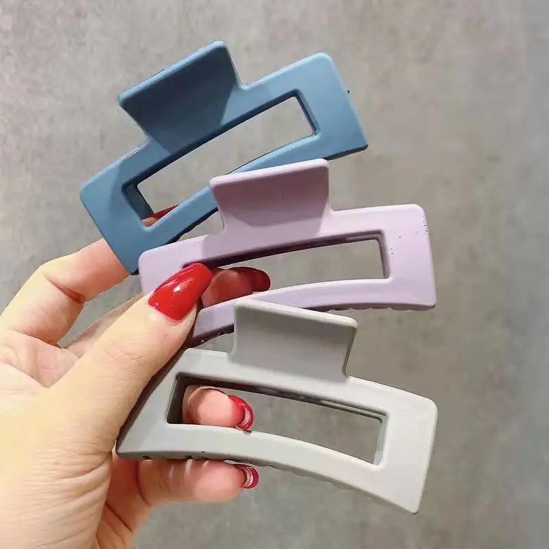 Frosted Square Hairpin Korean Style 8.5cm - Image 13