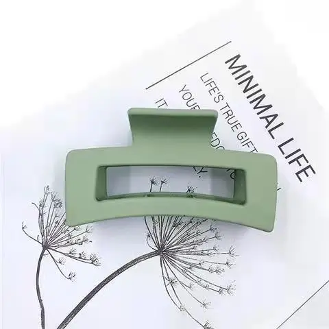 Frosted Square Hairpin Korean Style 8.5cm - Image 10
