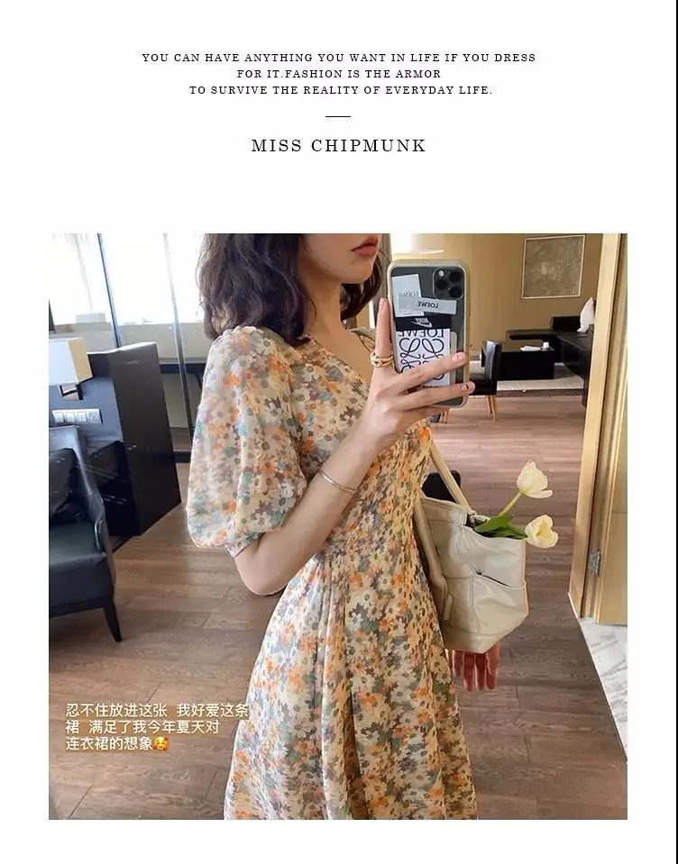 2025 V-Neck Floral Long Dress for Women — feature 2