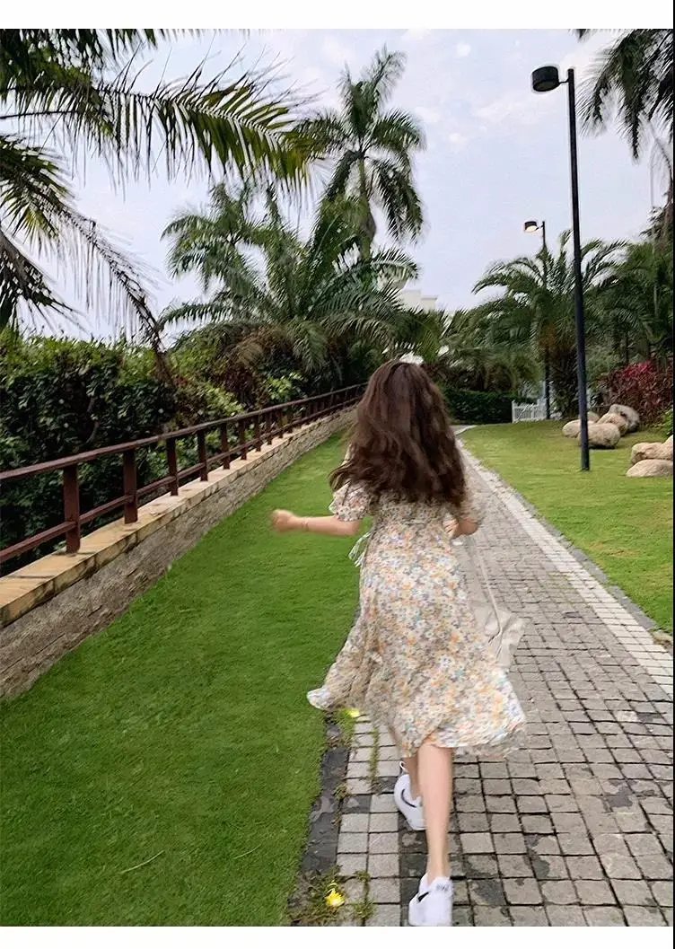 2025 V-Neck Floral Long Dress for Women — feature 5