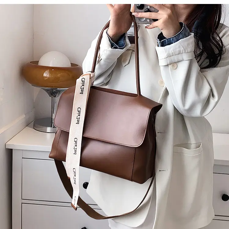Women Textured Brown Crossbody Bag 2025 New Trendy — feature 18