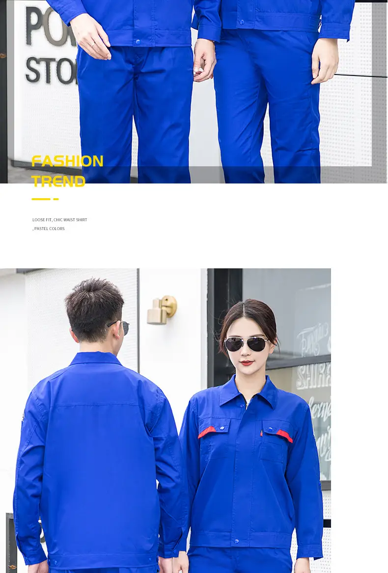 Men's Gray Short Sleeve Gas Station Filling Suit — feature 35
