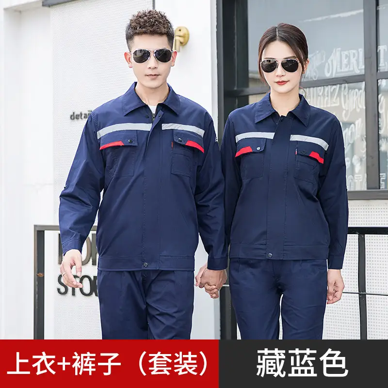 Men's Gray Short Sleeve Gas Station Filling Suit - Image 13