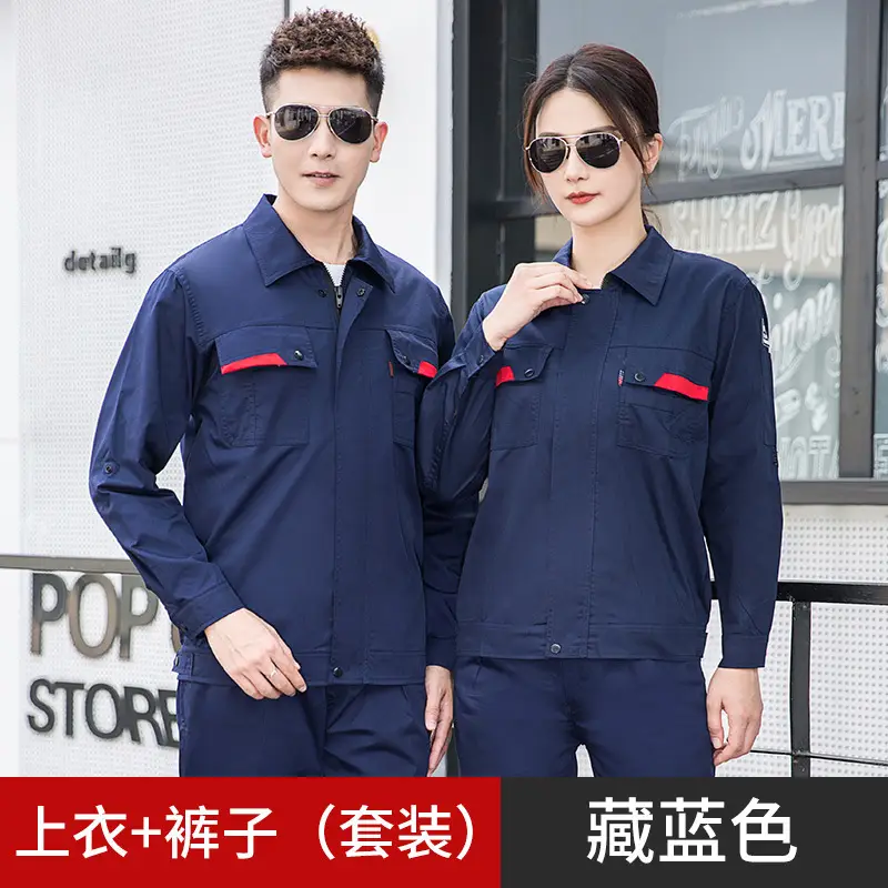 Men's Gray Short Sleeve Gas Station Filling Suit - Image 16