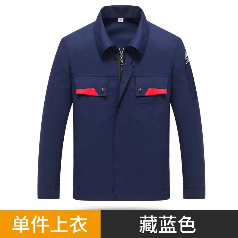 Men's Gray Short Sleeve Gas Station Filling Suit - Image 22