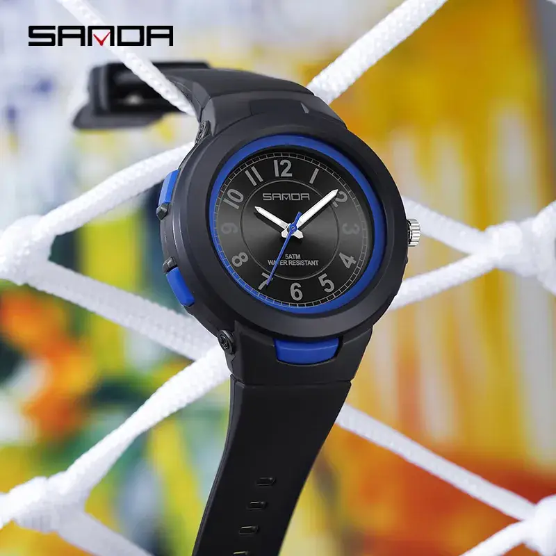 Sanda Rose Gold Quartz Watch for Men Women - Image 11