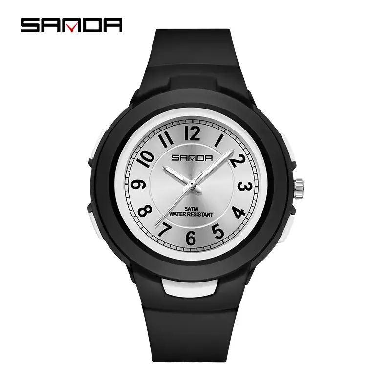 Sanda Rose Gold Quartz Watch for Men Women - Image 7