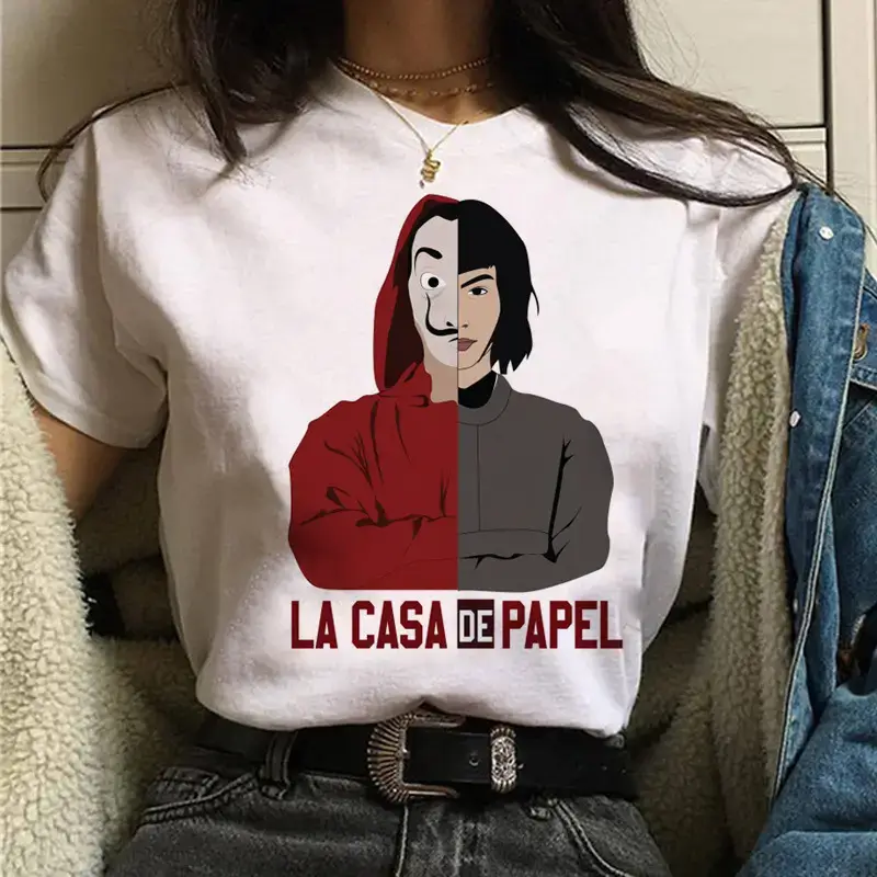 La Casa de Papel Heist T-Shirt White Short Sleeve