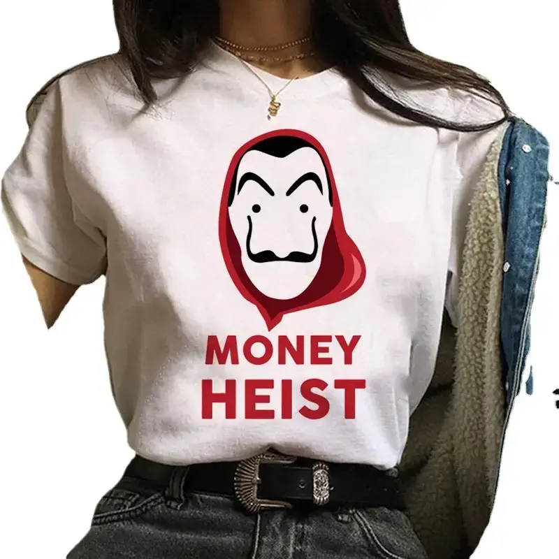 La Casa de Papel Heist T-Shirt White Short Sleeve