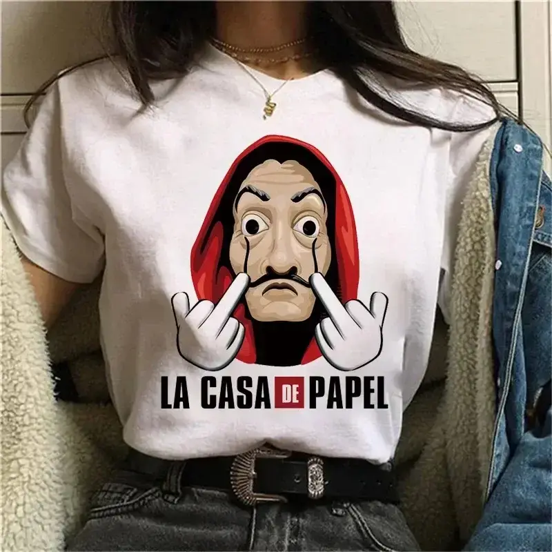 La Casa de Papel Heist T-Shirt White Short Sleeve