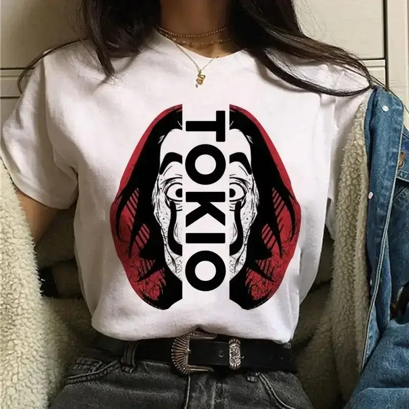 La Casa de Papel Heist T-Shirt White Short Sleeve
