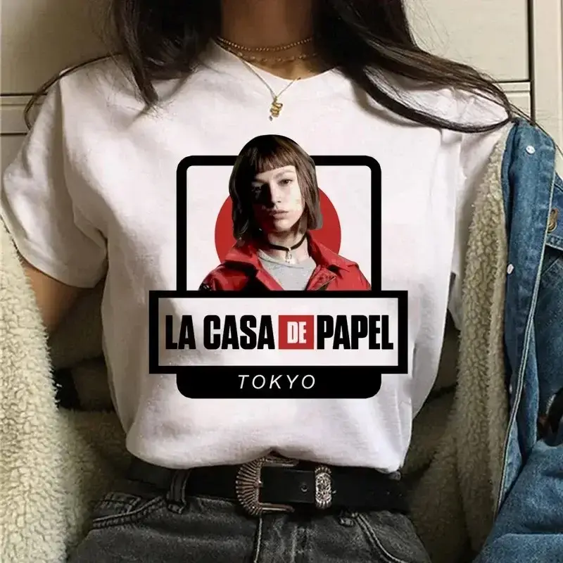 La Casa de Papel Heist T-Shirt White Short Sleeve