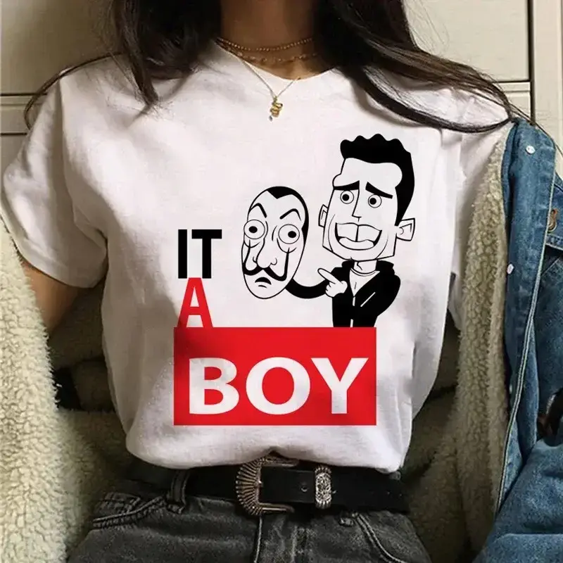 La Casa de Papel Heist T-Shirt White Short Sleeve