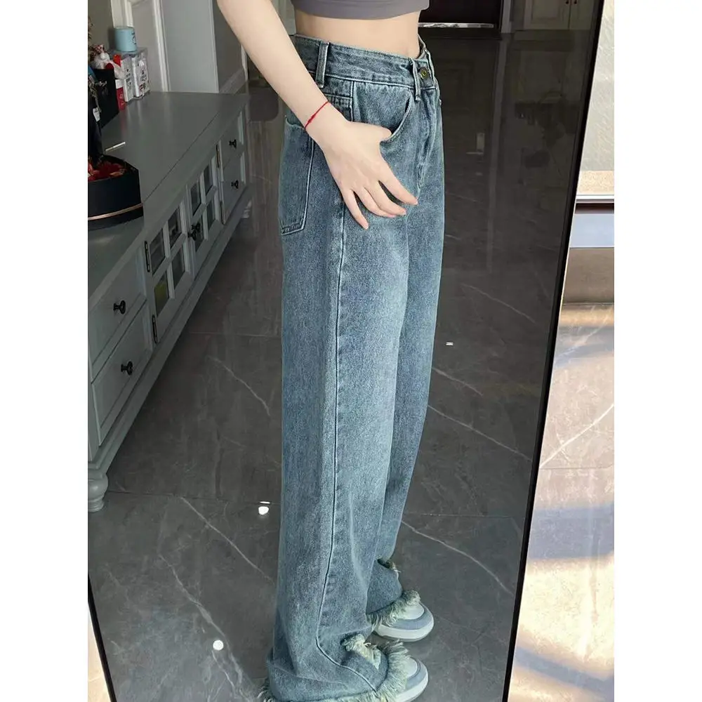 Vintage Ripped High Waist Jeans Women Summer - Image 5