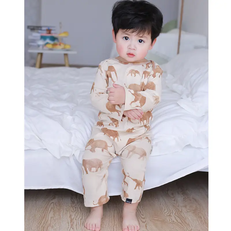 Newborn Cotton Printed Jumpsuit for Baby - Image 6