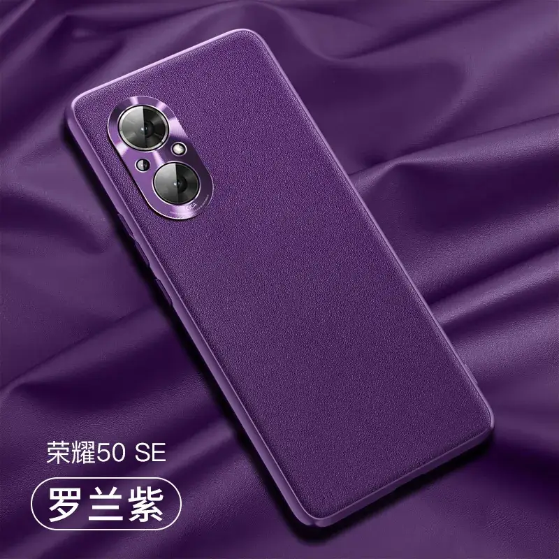 Huawei Mate40 Pro Leather Phone Case Orange — feature 18