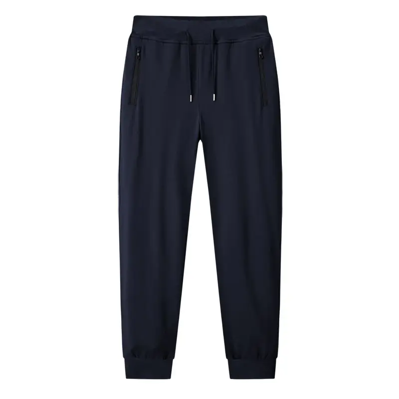Men's Pure Cotton Solid Color Trousers - Image 2