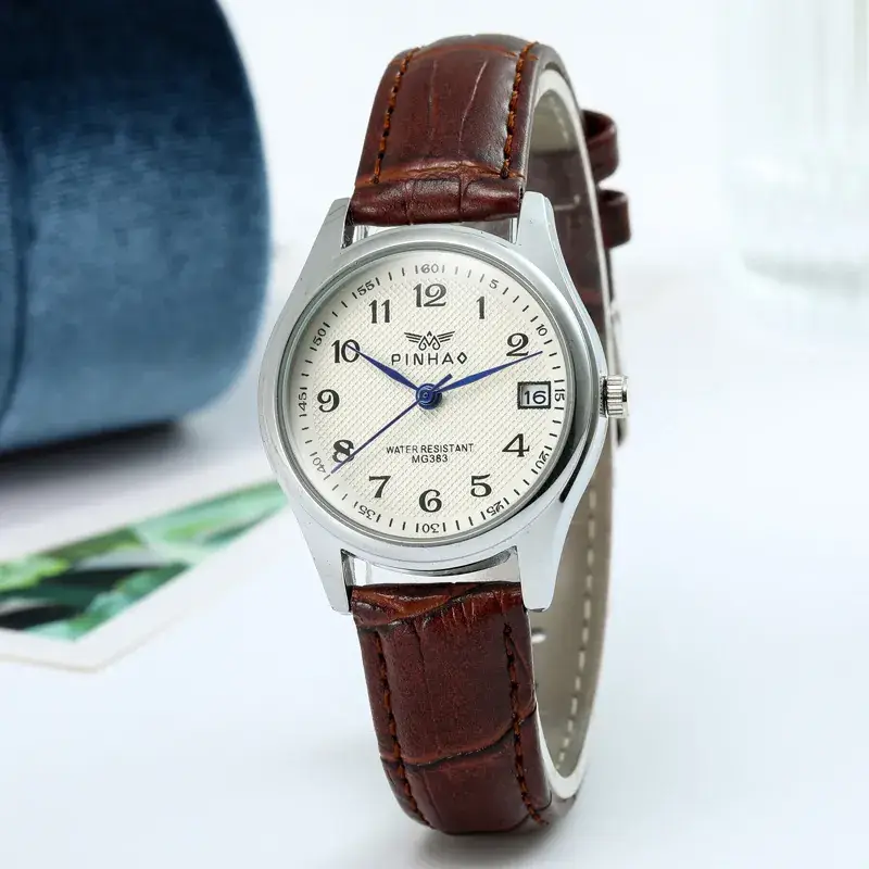 Couple Watch Set Black Crystal Quartz Digital Analog - Image 2