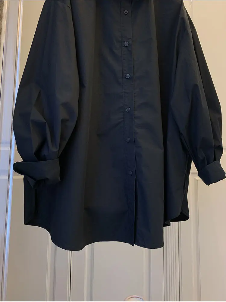 Pink Loose Fitting Long Sleeve Shirt for Women — feature 1