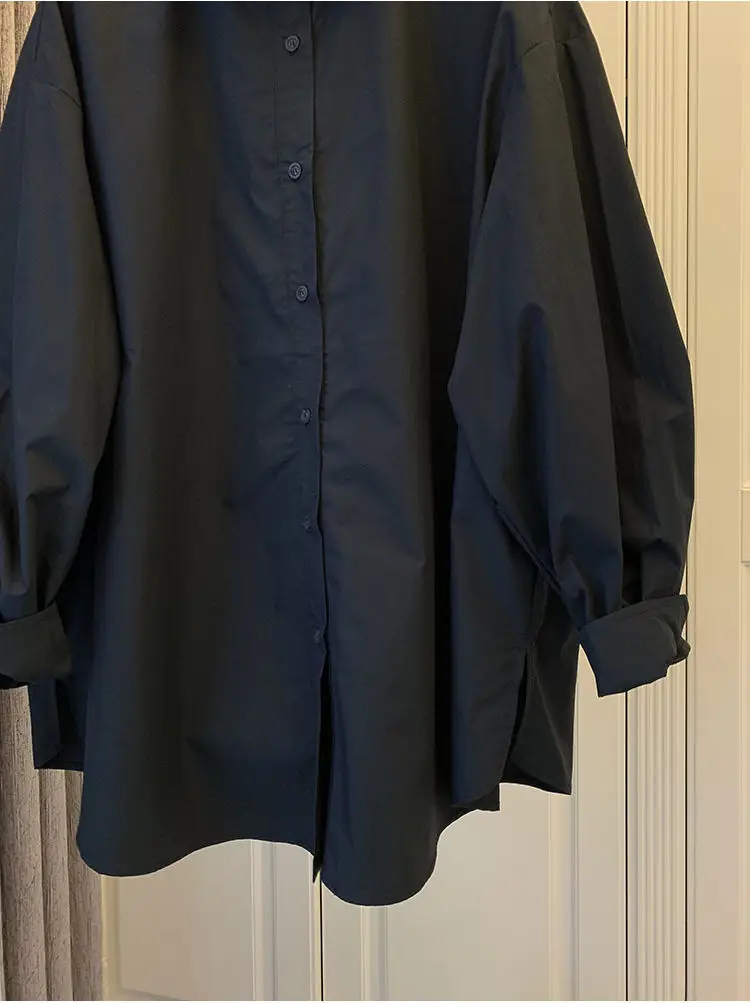Pink Loose Fitting Long Sleeve Shirt for Women — feature 2