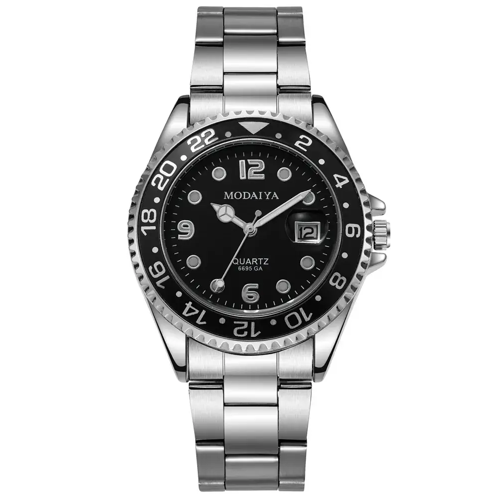 2022 Tiger Year Luminous Needle Digital Watch Alloy Belt - Image 2