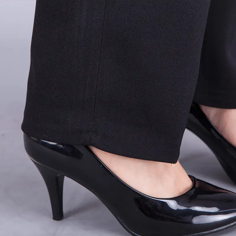 Black Professional Dress Pants Large Size for Women