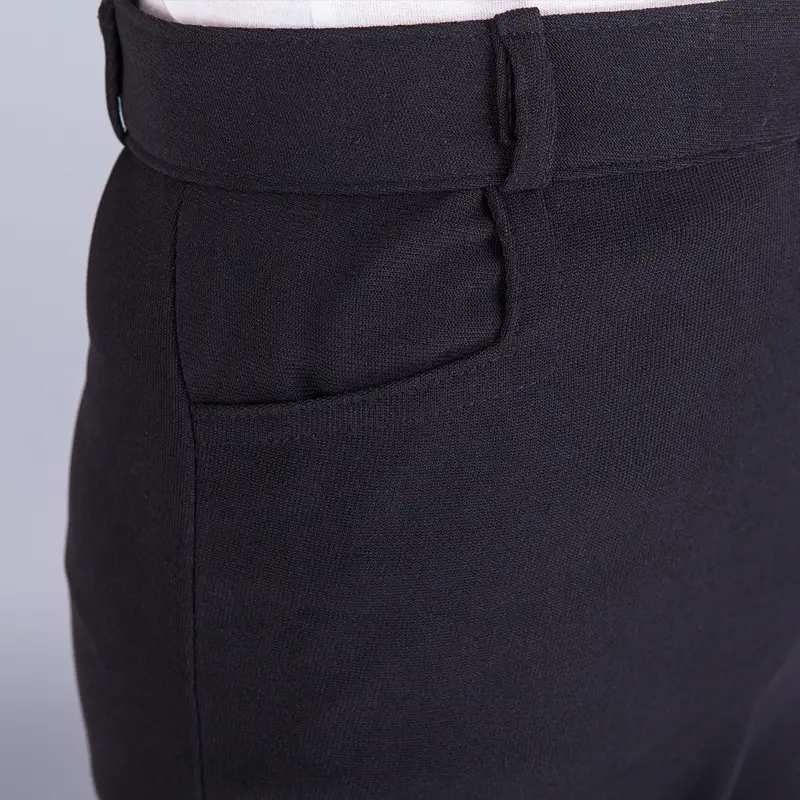 Black Professional Dress Pants Large Size for Women