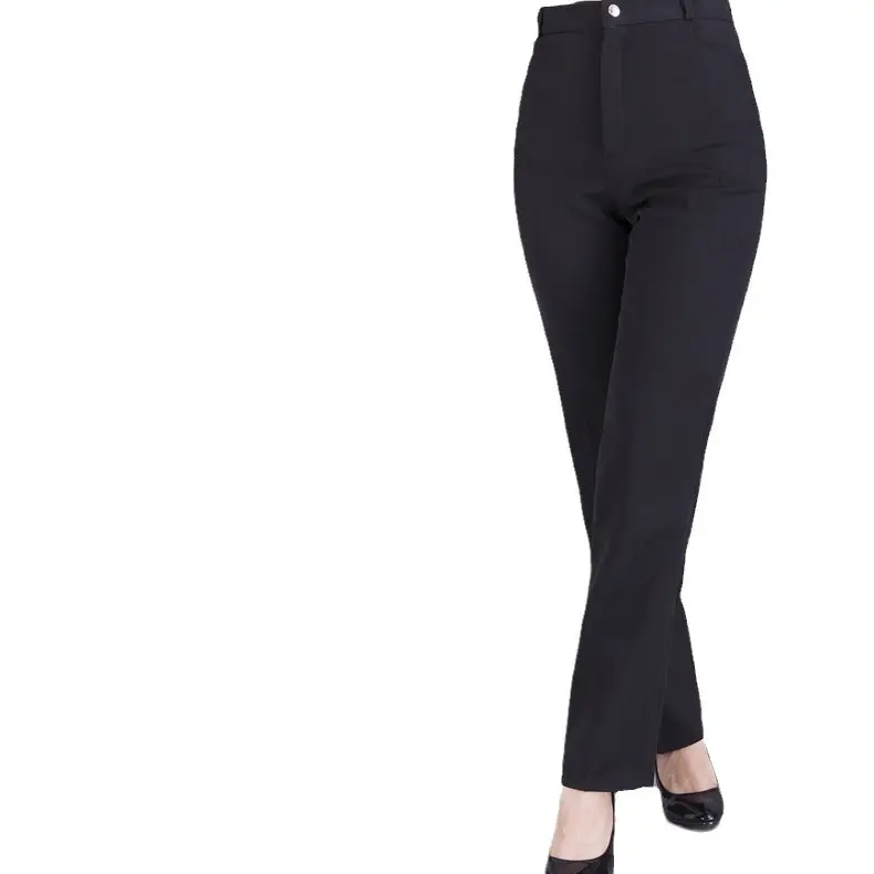 Black Professional Dress Pants Large Size for Women