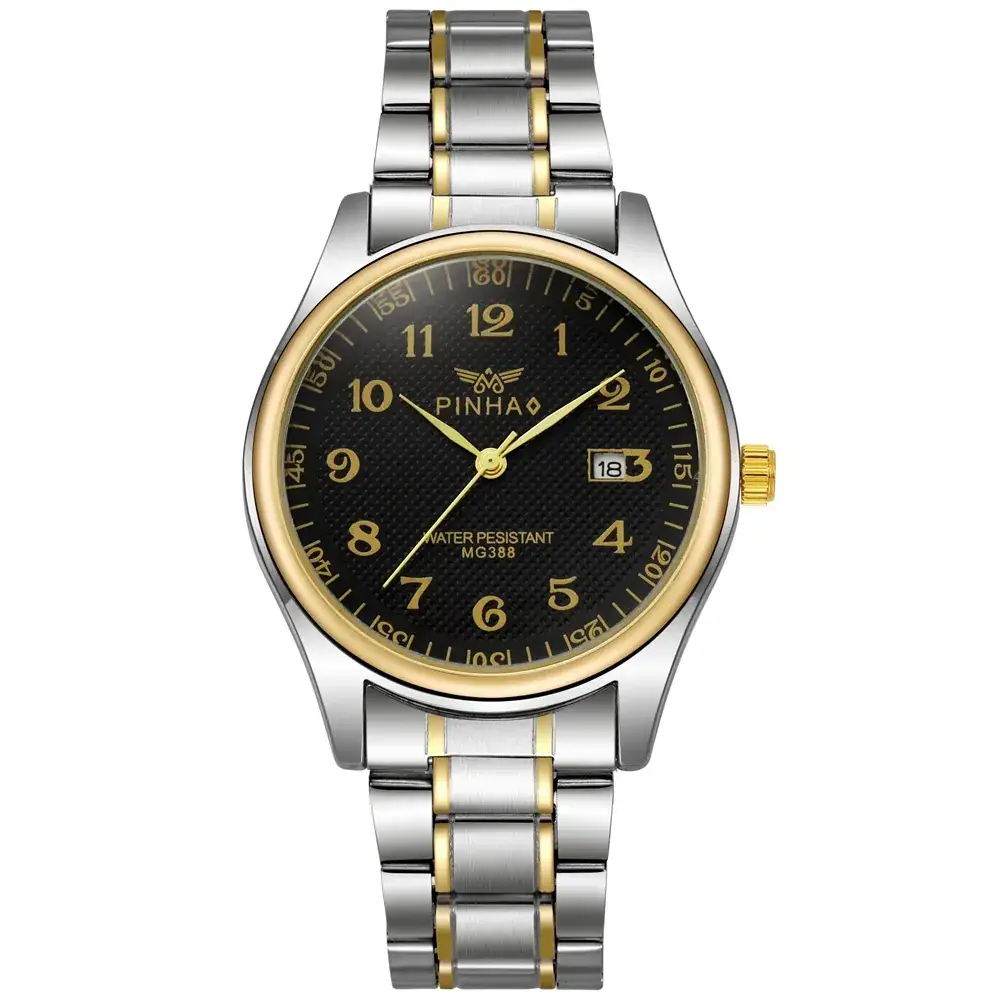 Men Stainless Steel Quartz Couple Watch 80mm - Image 5
