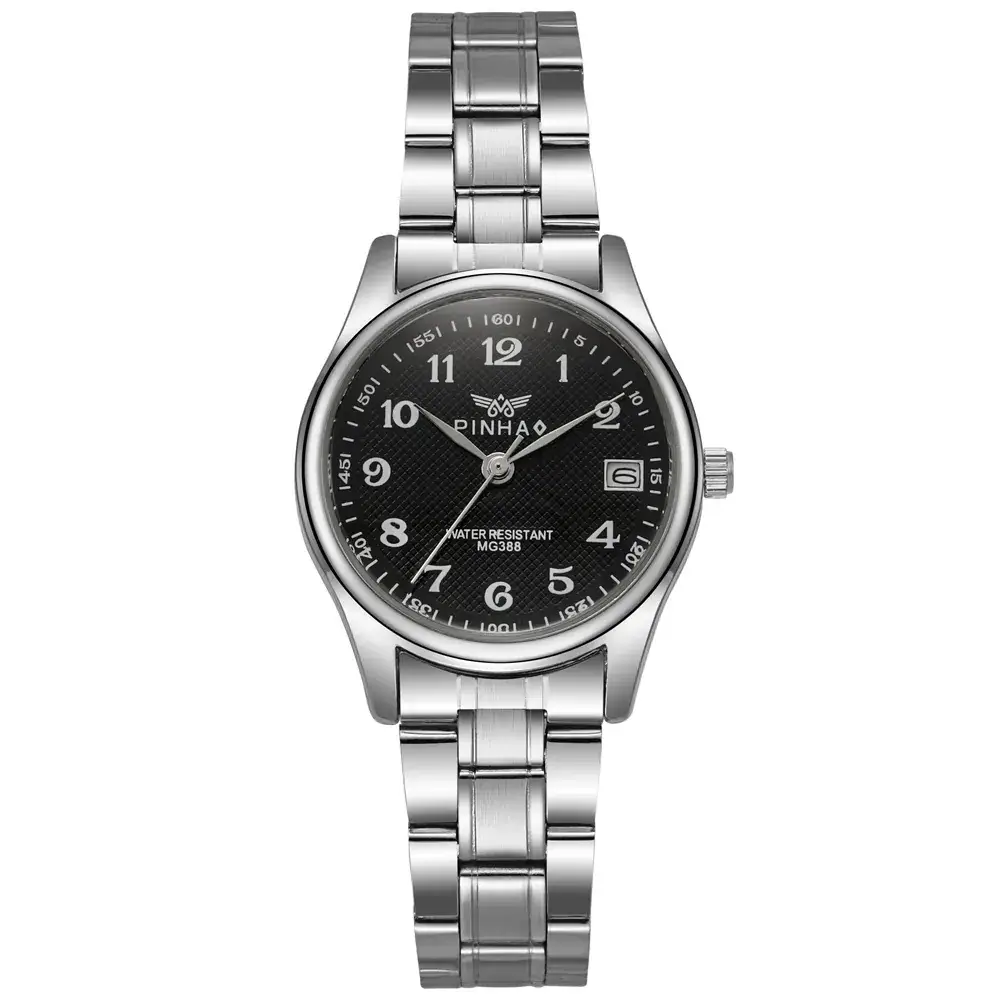 Men Stainless Steel Quartz Couple Watch 80mm - Image 2