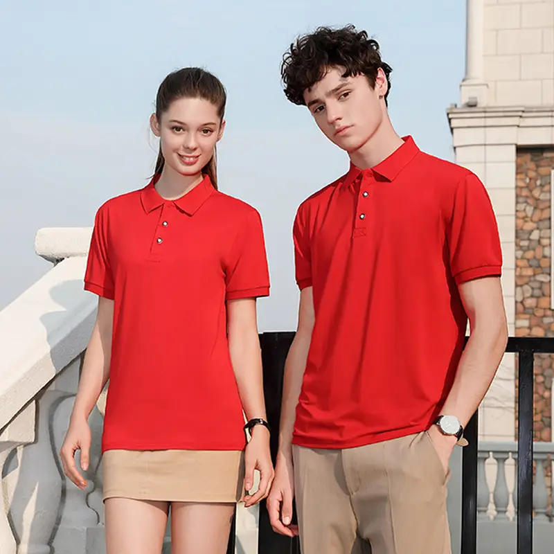 Men Blue Polo T-Shirt Short Sleeve Logo Print - Image 10