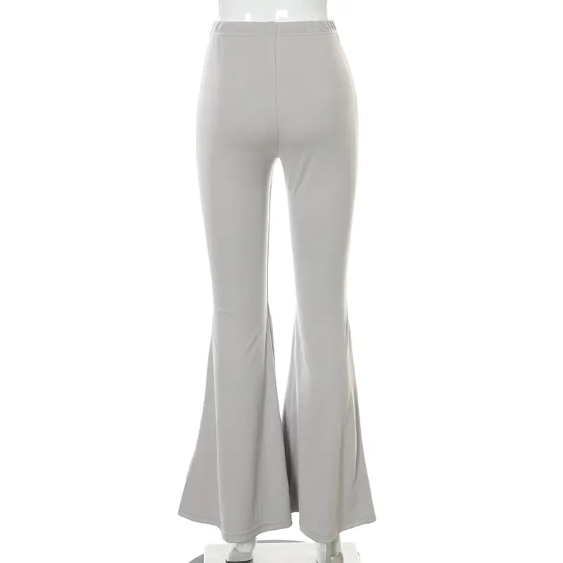 Women Grey Slim Fit Hip-Hugging Bell Bottom Pants — feature 14