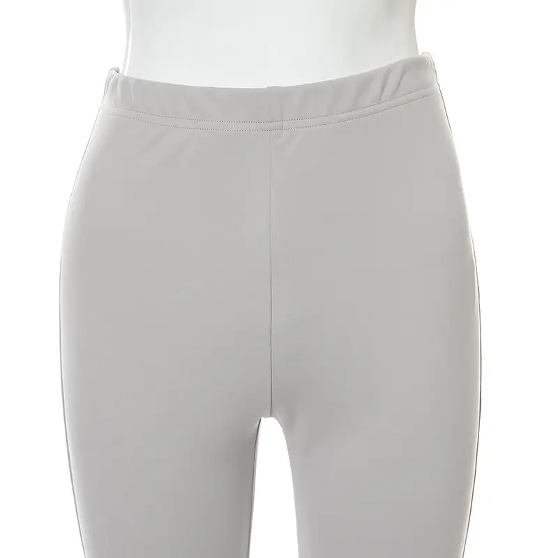 Women Grey Slim Fit Hip-Hugging Bell Bottom Pants — feature 15