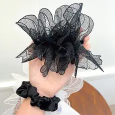 Turquoise Knotted Wide Bristle Headband for Go To Work — feature 40