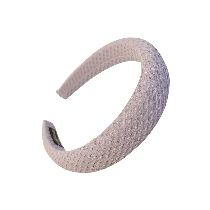 Candy-Colored Waffle Wide Bristle Hair Band for Women - Image 11