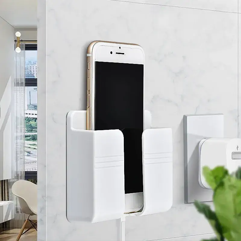 Cross-Border Wall Mount Phone Charger Storage Rack - Image 8