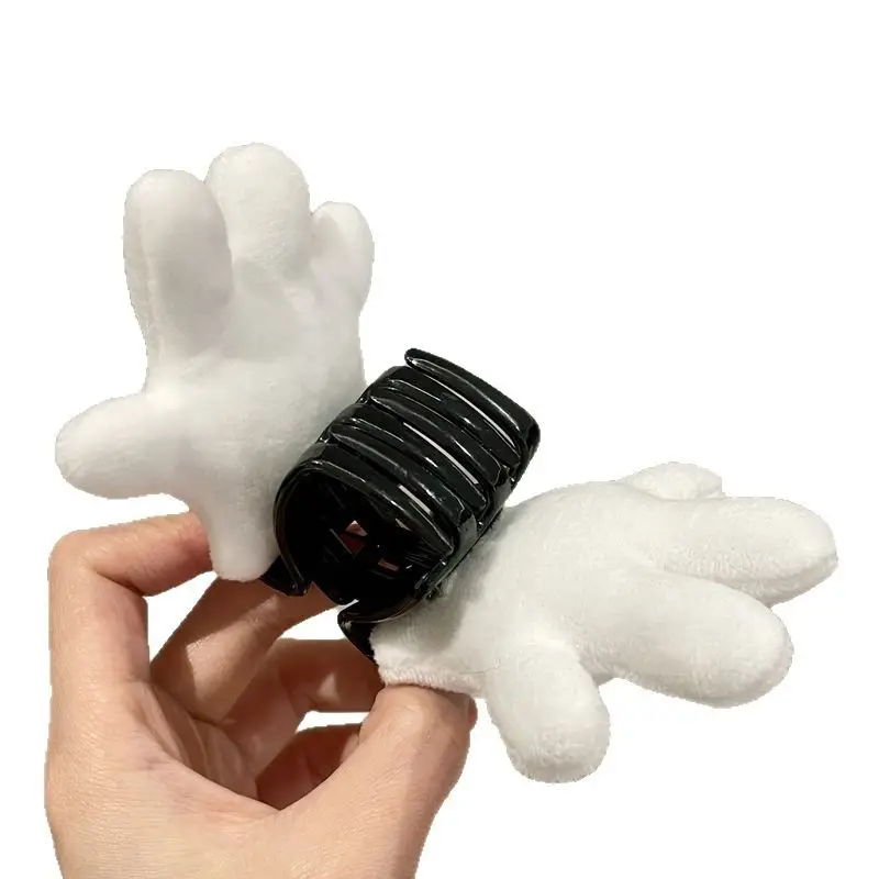 Cute White Cat Clip for Women's Hand and Head - Image 6