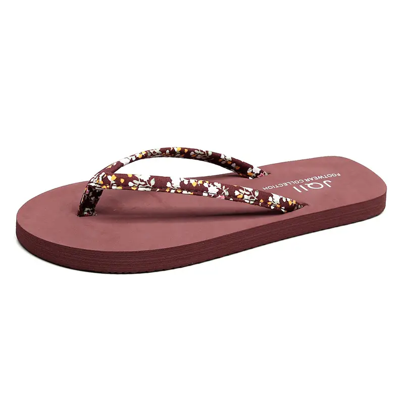 Flip-Flops women's summer fashion Korean style non-slip simple flip-flops thick bottom flat heel outdoor beach sandals - Image 2