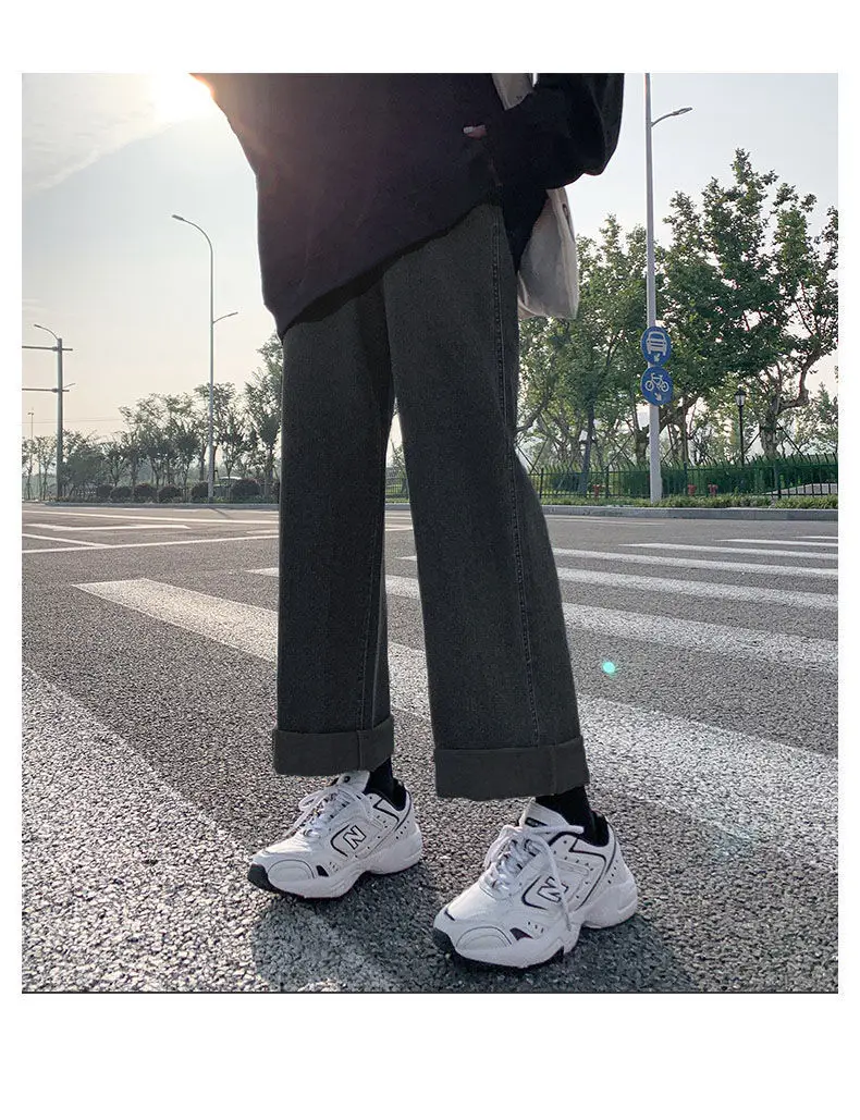 Women Wide Leg Jeans Spring 2022 Loose Slim Fit — feature 14