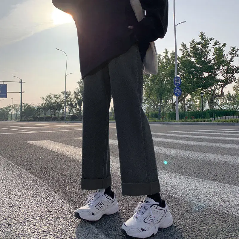 Women Wide Leg Jeans Spring 2022 Loose Slim Fit - Image 2