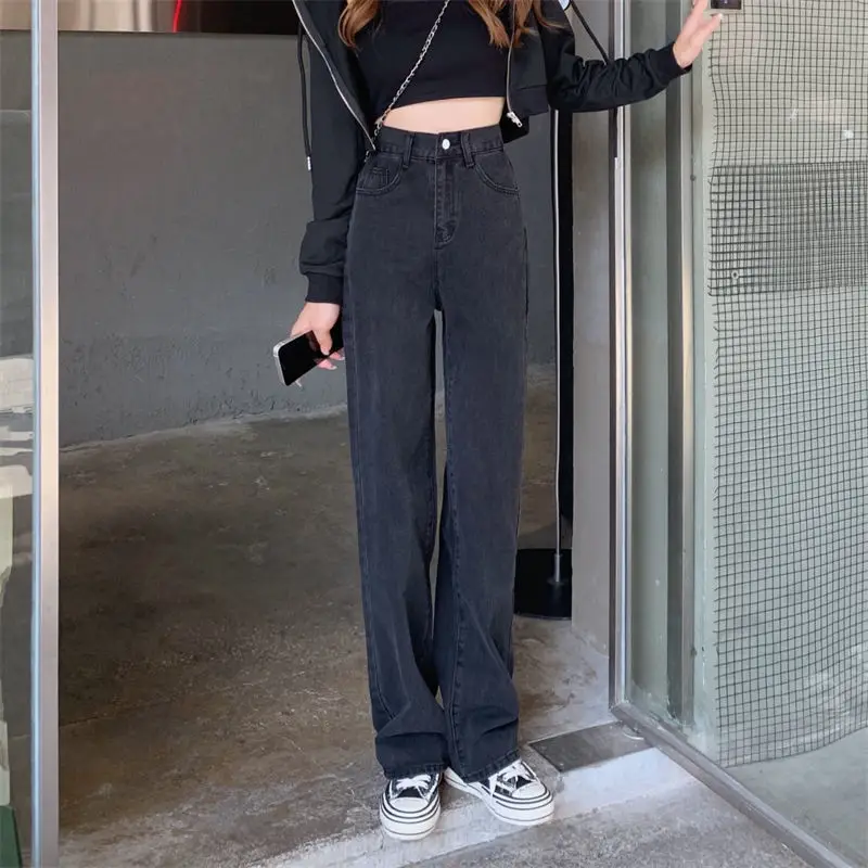 Women Wide Leg Jeans Spring 2022 Loose Slim Fit — feature 10