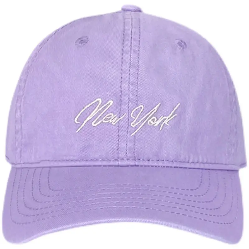 Purple Japanese Style Cap for Girls Boys Spring Summer