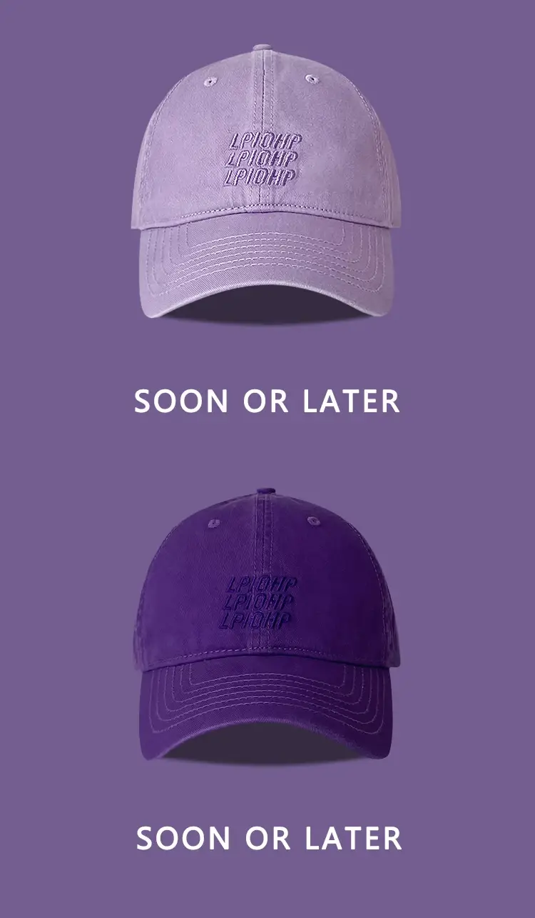 Purple Japanese Style Cap for Girls Boys Spring Summer — feature 6