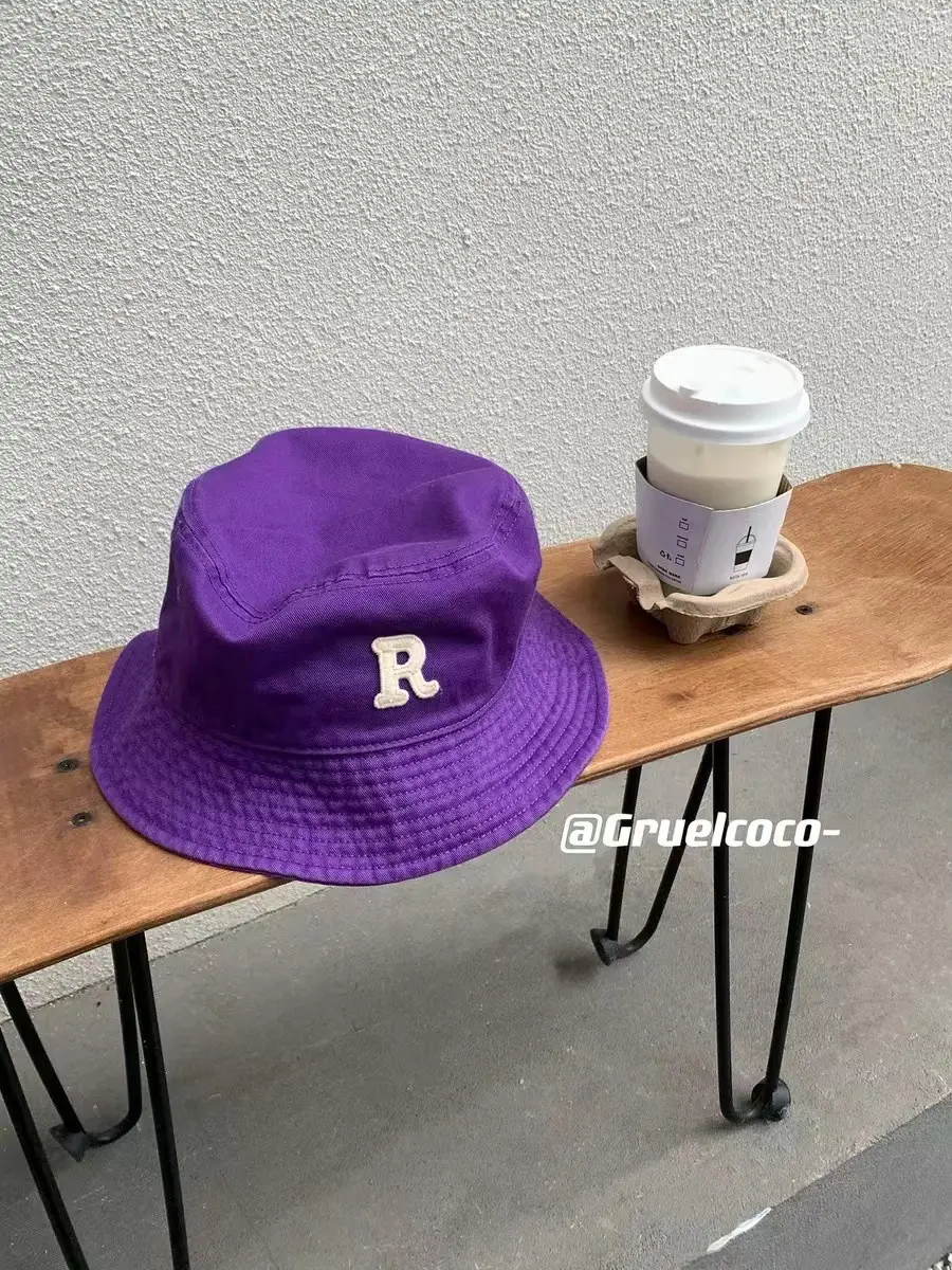 Purple Japanese Style Cap for Girls Boys Spring Summer